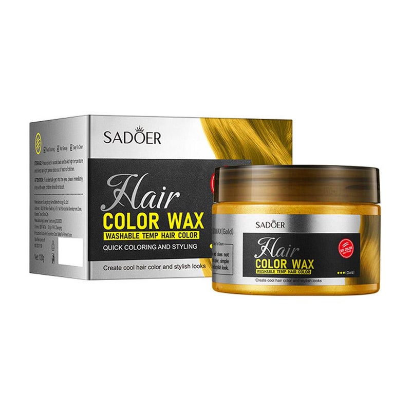 SADOER one-time hair dye, styling clay for natural, voluminous hair, easy to wash, won't damage hair.